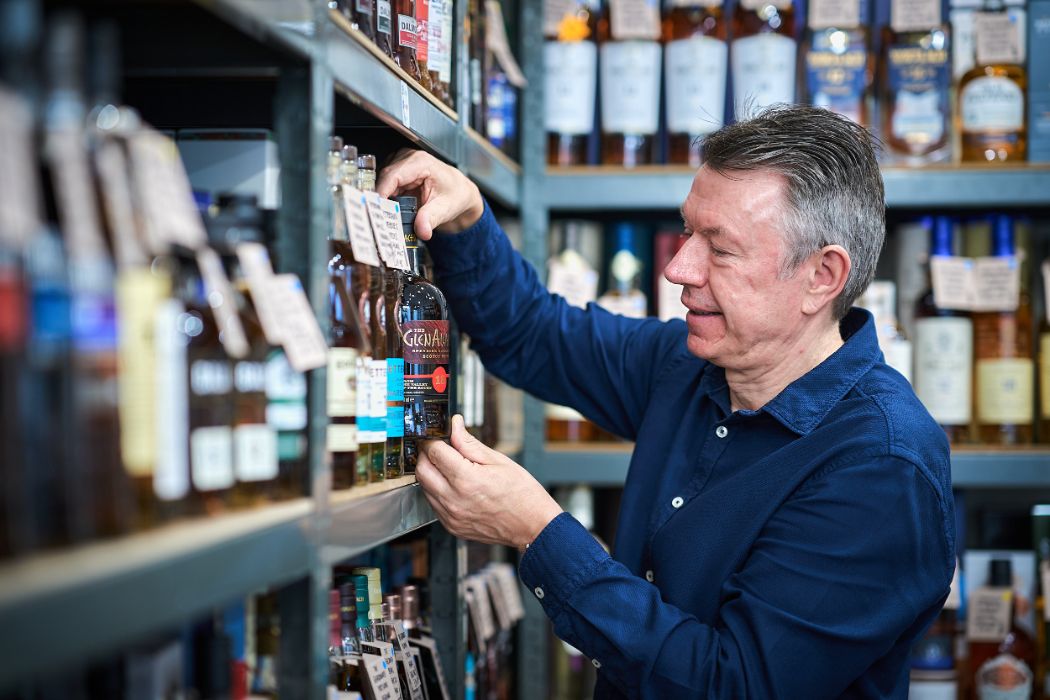 Owner Steve McGilvray fell in love with whisky after a sample of Ardbeg given to him by a friend