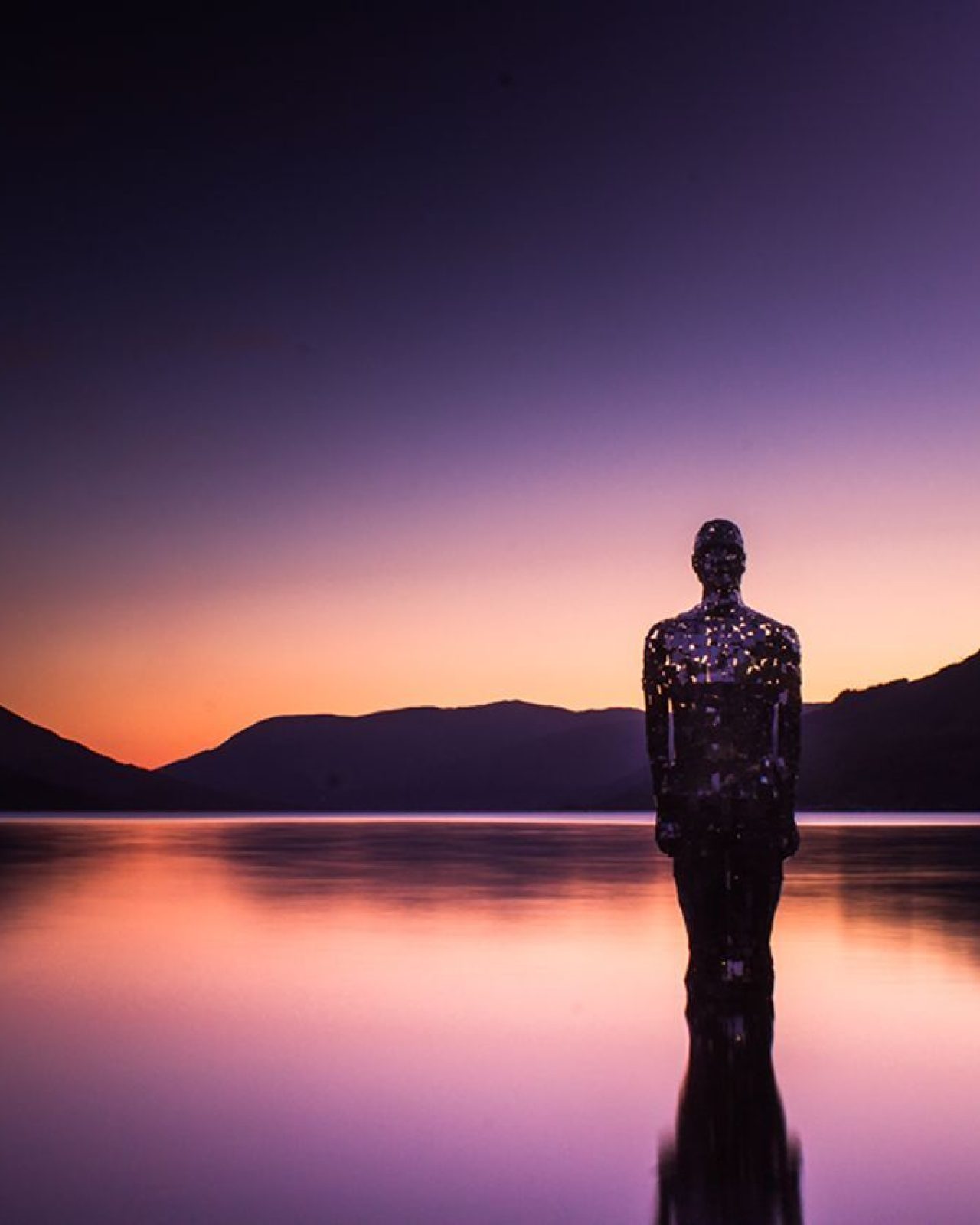 Mirror Man Loch Earn Evening