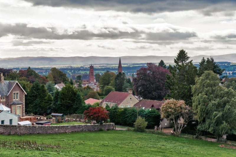 An image overlooking Crieff
