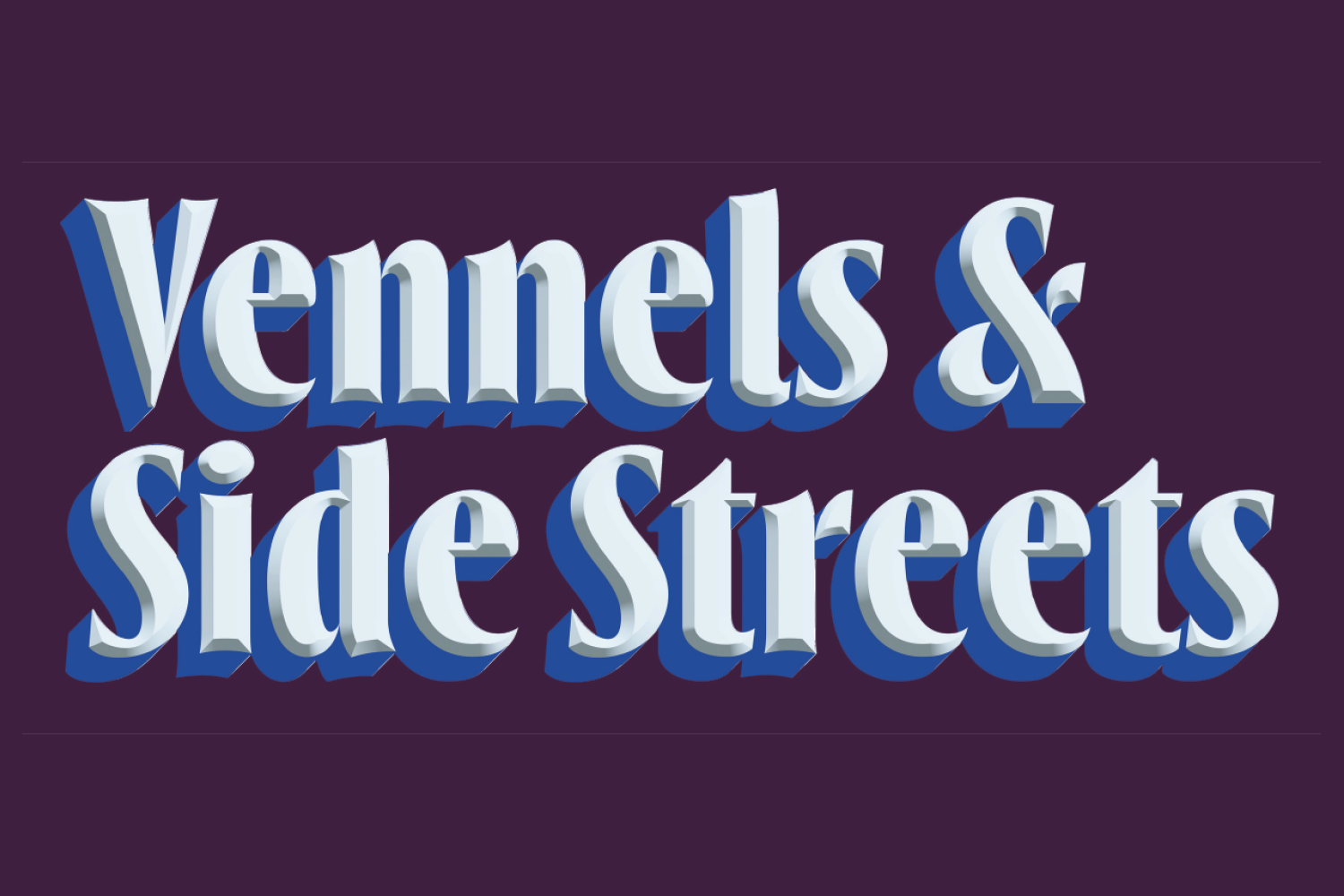 Street Signs Web Vennels Side Streets