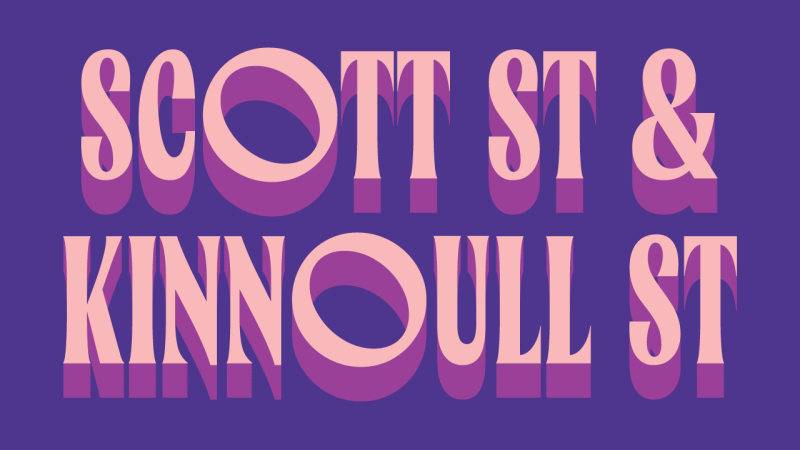 Street Signs Web Scott st Kinnoull