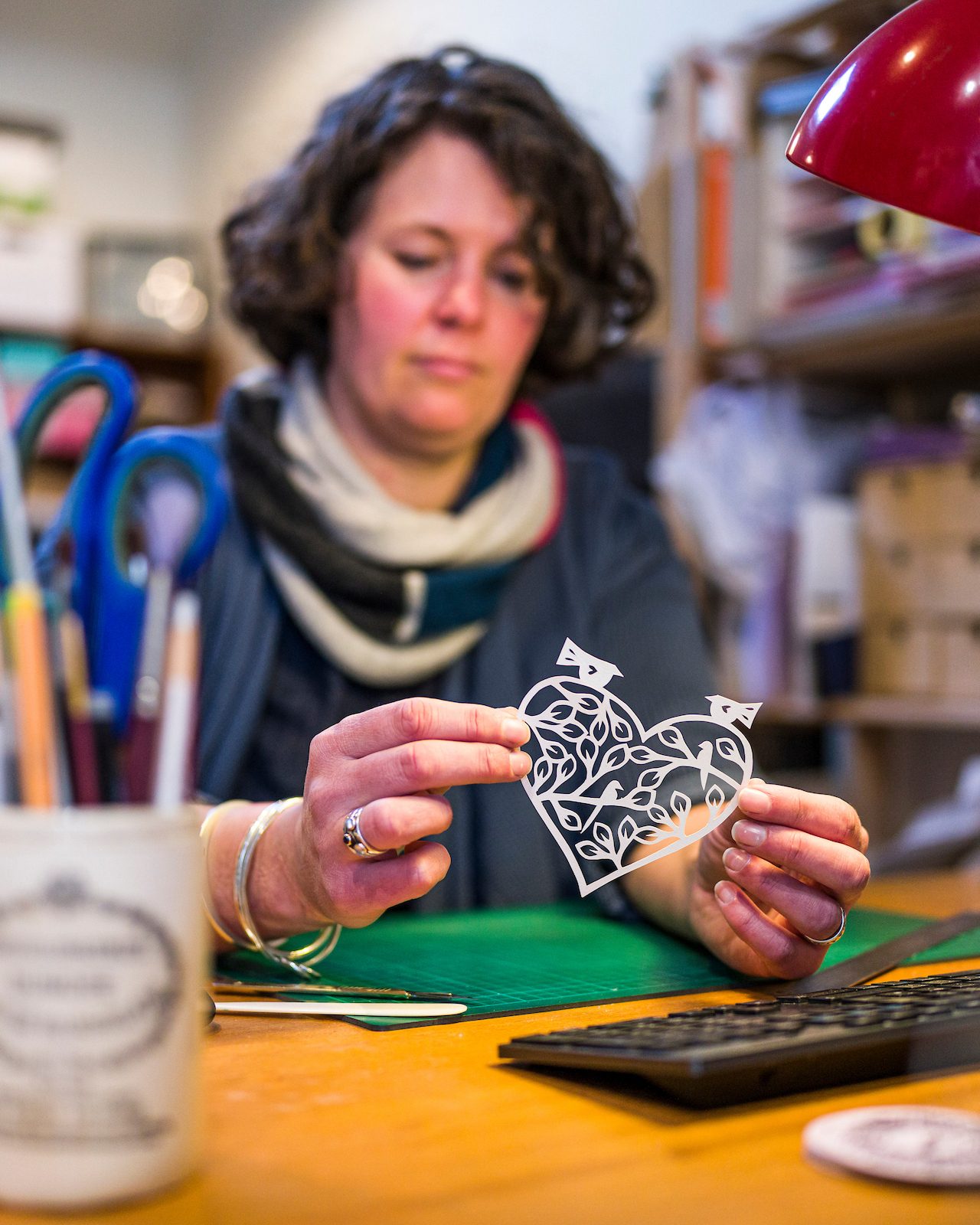 Making a paper heart