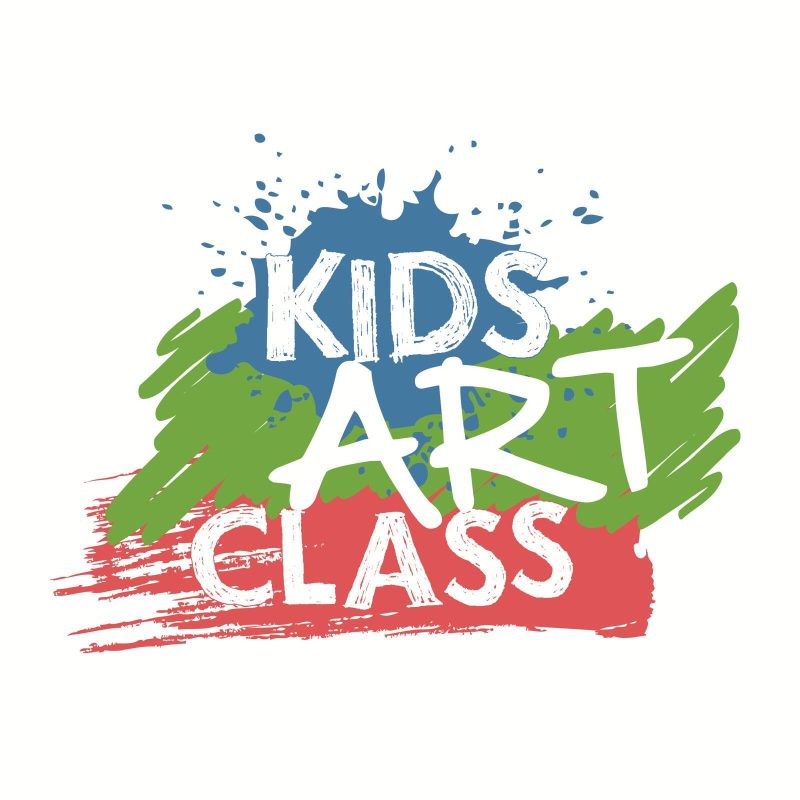 Kids art class logo