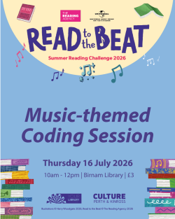 Read to the Beat INSTAGRAM POST Music themed Coding Session BIR 1