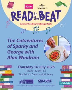Read to the Beat INSTAGRAM POST The Catventures of Sparky and George with Alan Windram NI