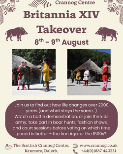 A poster for the Britannia XIV Takeover event