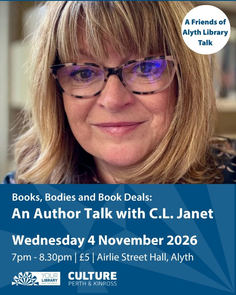 Books, Bodies and Book Deals Alyth Library NOV 2026 Instagram 4:5 - 1