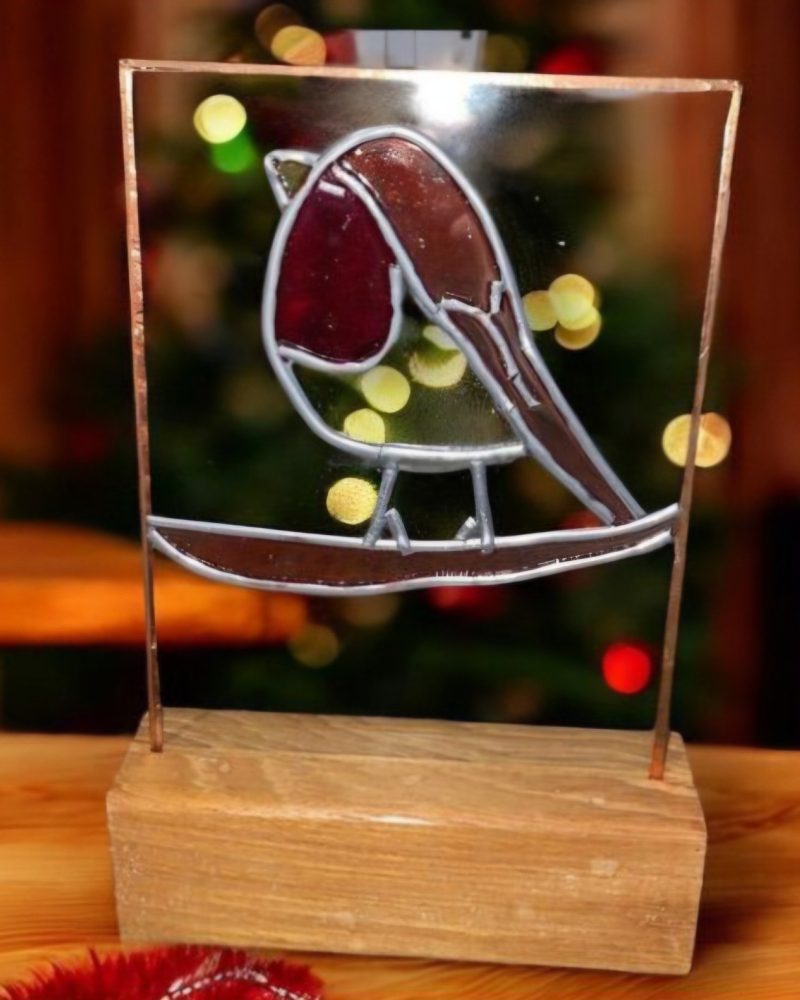 November Craft and Sip glass painting workshop