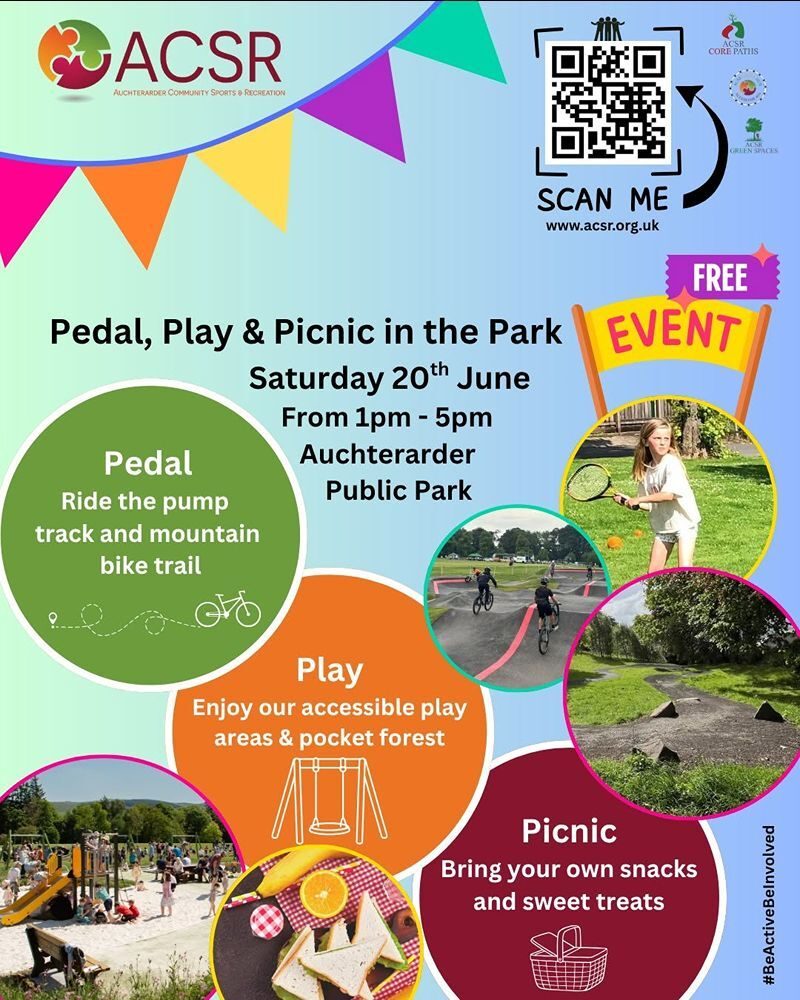Pedal play and picnic Auchterarder 2