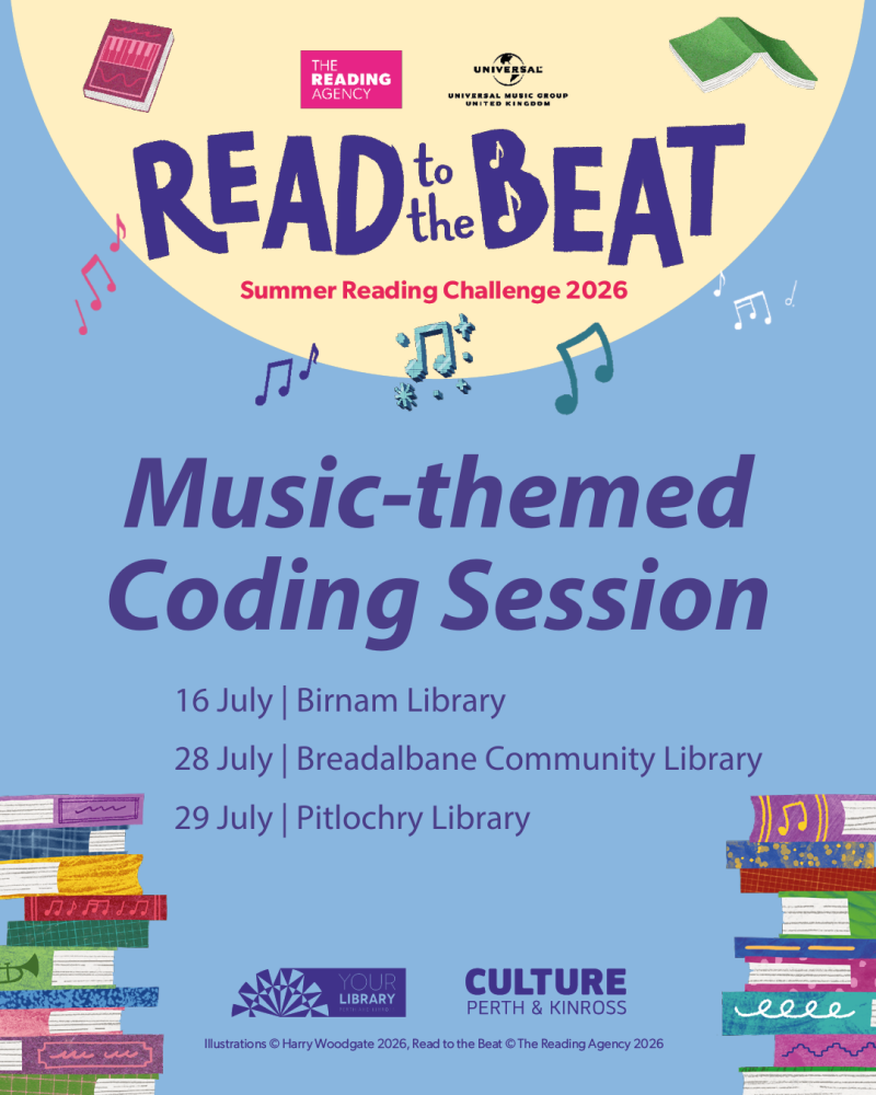 Read to the Beat INSTAGRAM POST Music themed Coding Session BIR