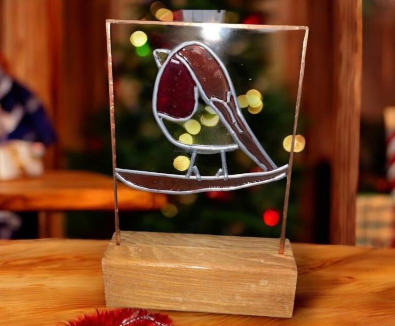 November Craft and Sip glass painting workshop