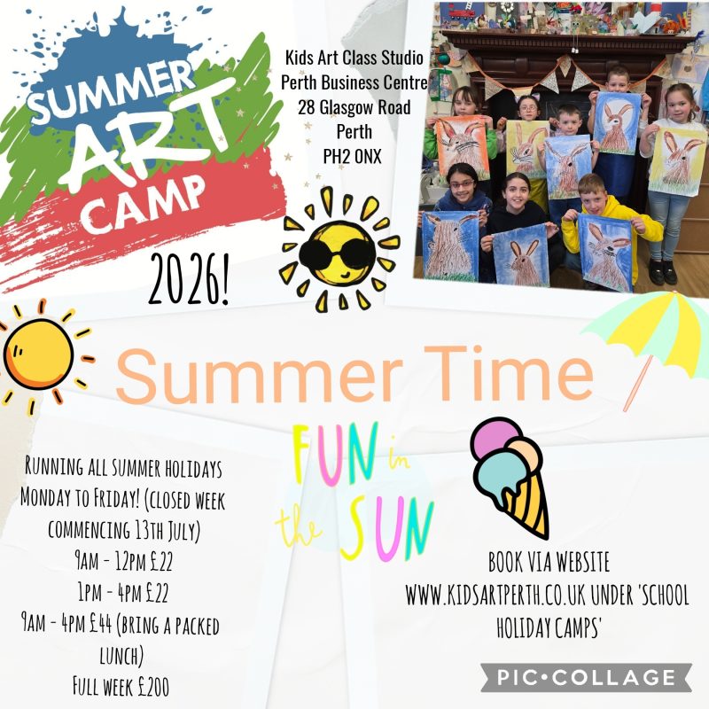 Poster for the Summer Art Camp