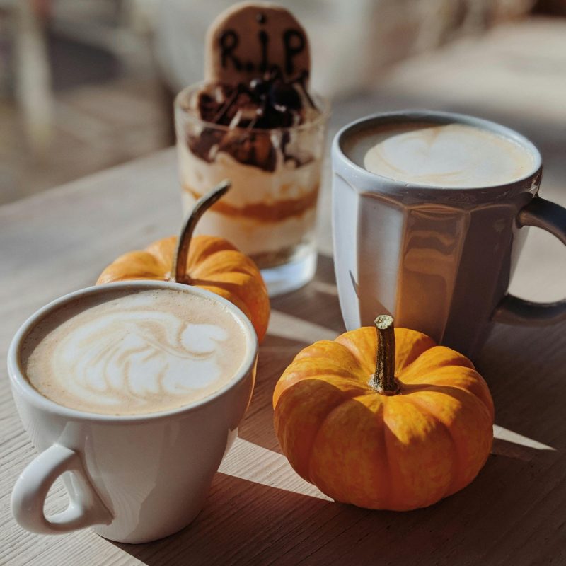 Halloween coffee scone